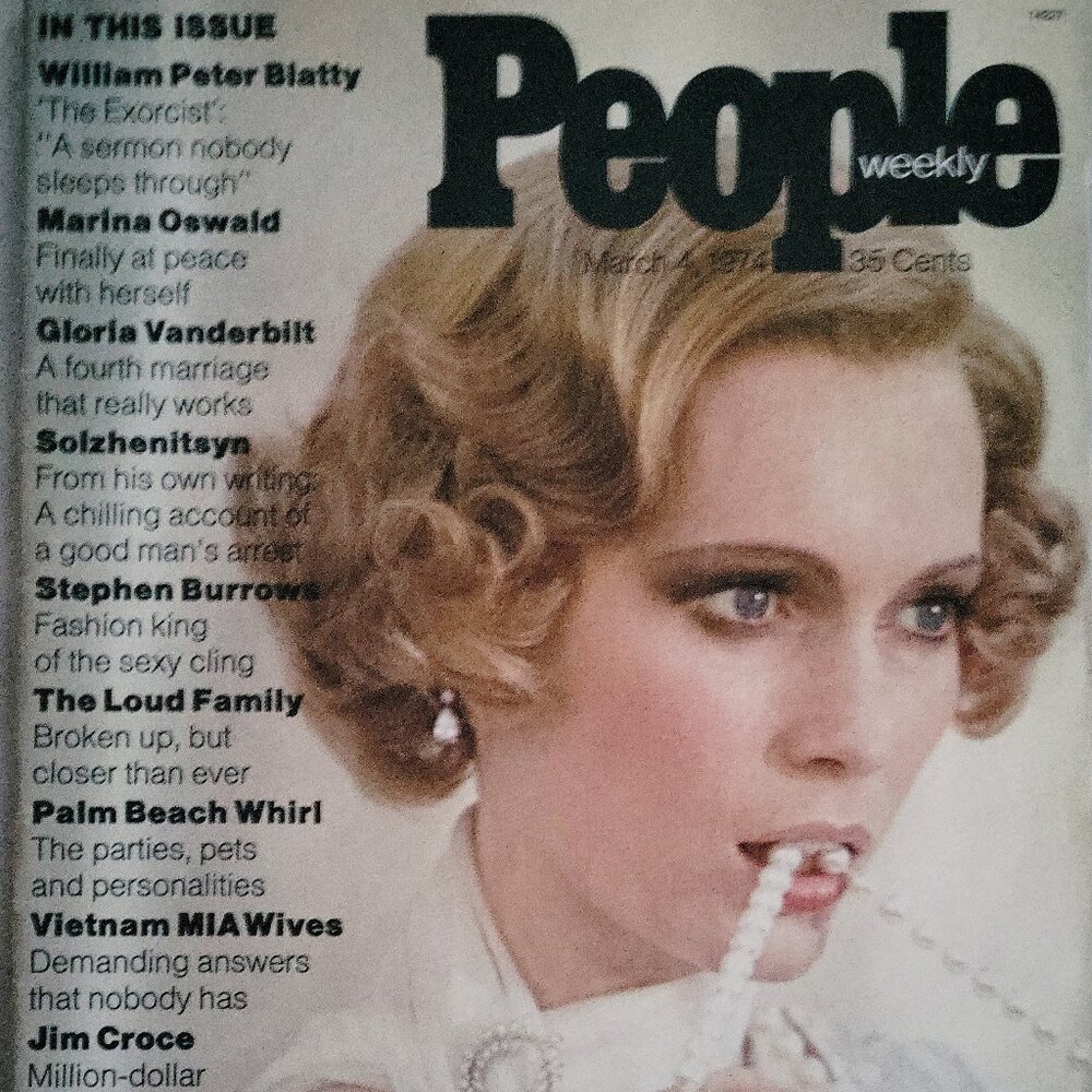 FIRST Issue of People Magazine March 4 1974 Mia Farrow Vol 1 No 1